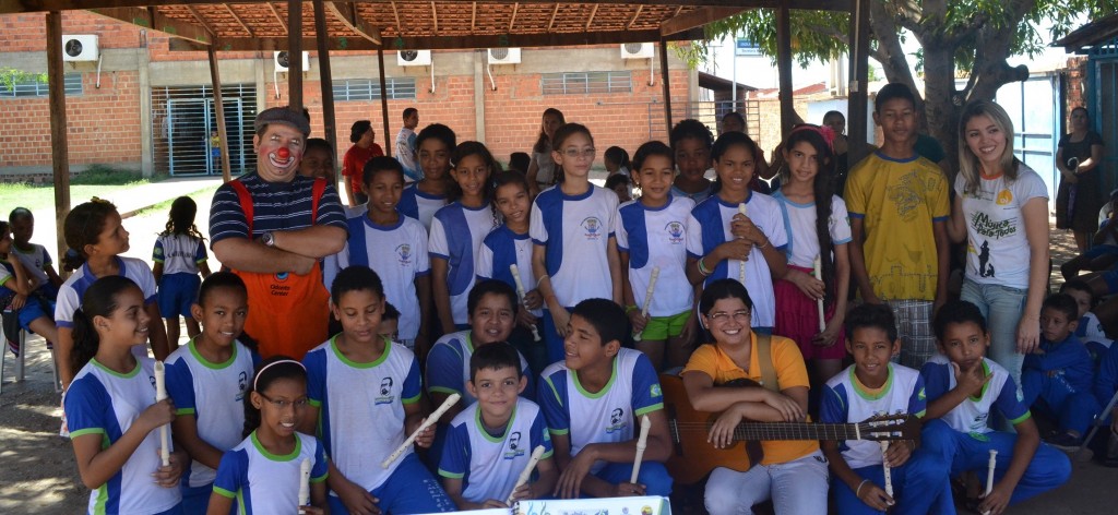 Até o mês de dezembro todas as 18 escolas atendidas pelo Projeto Música Para Todos irão  visitar umas as outras, expondo os seus trabalho de Iniciação Musical 